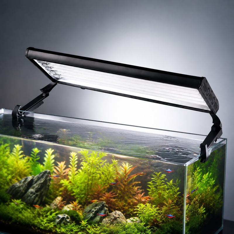 Detailbild 5 der 6-Lampen-T5-HO-Aquarienleuchte WK135, Modell WK135, für Großhandels- und OEM-Käufer von Aquarientechnik