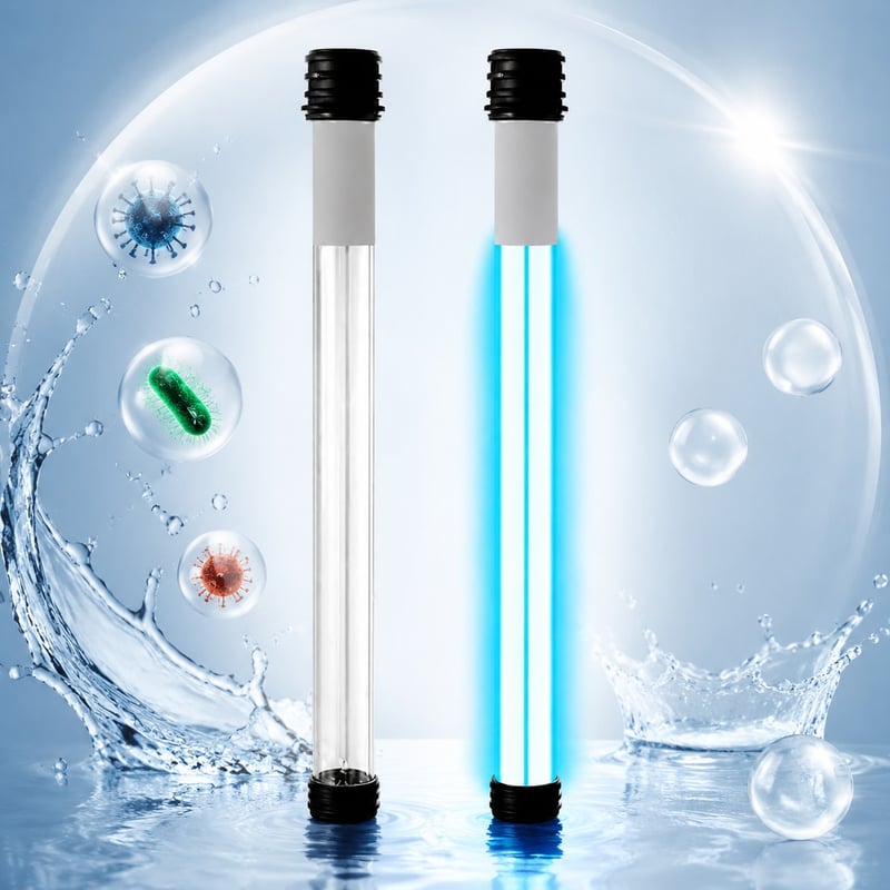 WK141 Doppelrohr-Aquarien-UV-Sterilisator, Vorteilsbild des Modells WK141 für Händler von Aquarienausrüstung und Beschaffungsteams