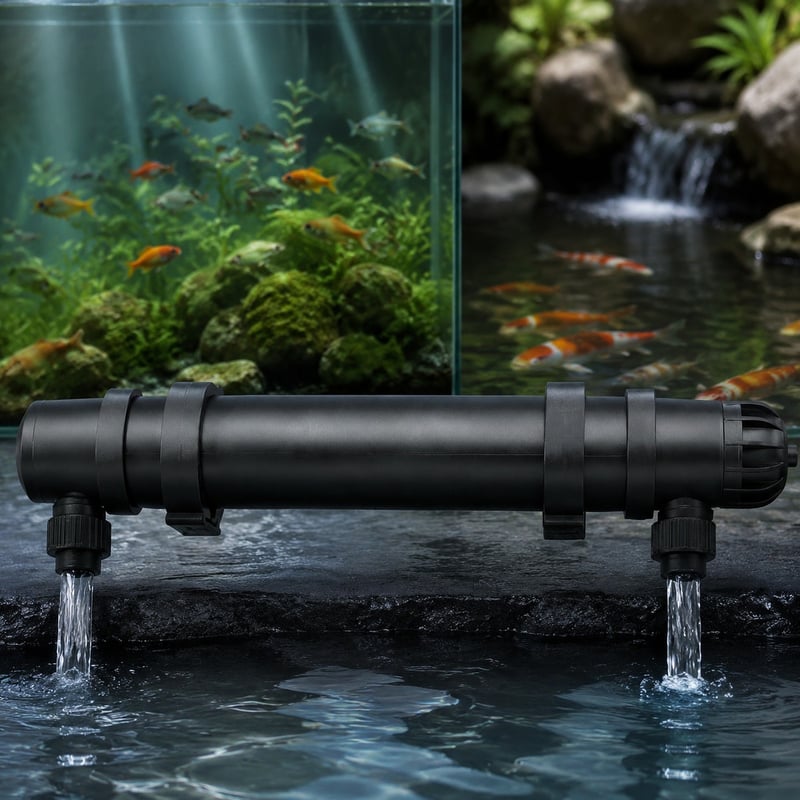 Leistungsbild des Modells WK145 des WK145 Aquarium-UV-Sterilisators mit Gehäuse für Vertriebspartner und Beschaffungsteams von Aquarientechnik