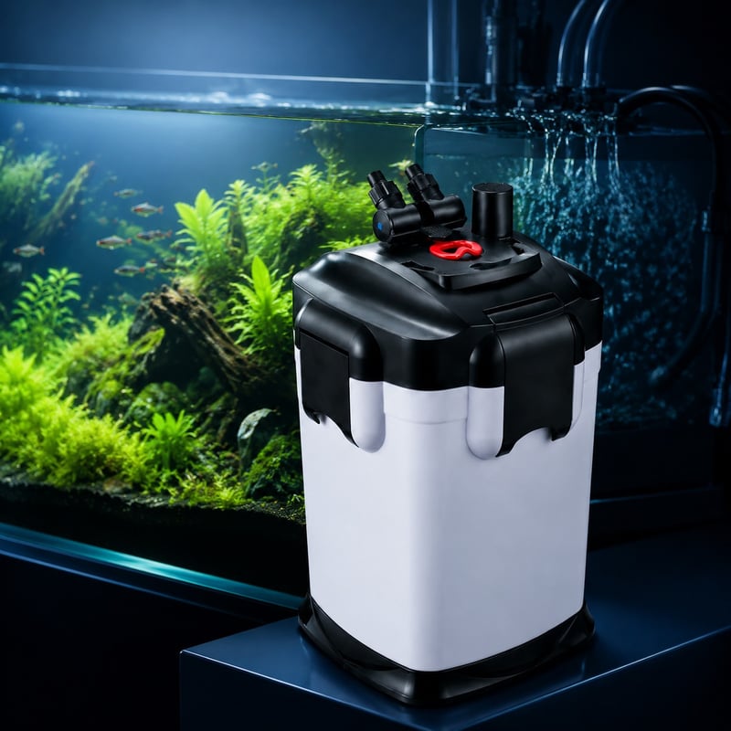 Leistungsbild des externen UV-Kanisterfilters WK148, Modell WK148, für Händler und Beschaffungsteams im Bereich Aquarienfiltration