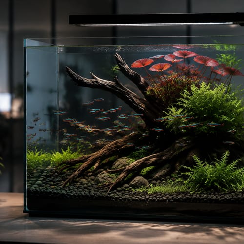 WKAQOO Aquascaping-Treibholz-Lifestyle-Präsentation für die Beschaffung von Aquariendekorationen unter Eigenmarke für Aquariengroßhandel, OEM- und Vertriebskunden